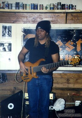 Darrell Phillips of The Beth Black Band at Hanover's Draught Haus, Pflugerville, Texas