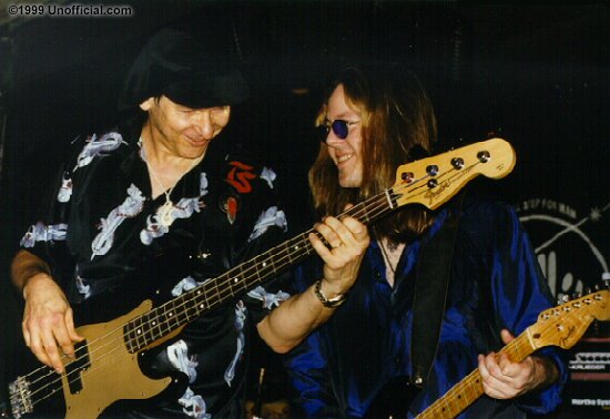 Tommy Shannon and David Holt of Storyville at The Satellite Lounge, Houston, Texas