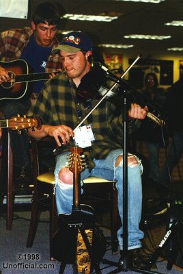 Casey Pollock and Cody Braun of Reckless Kelly at Borders Books, Austin, Texas