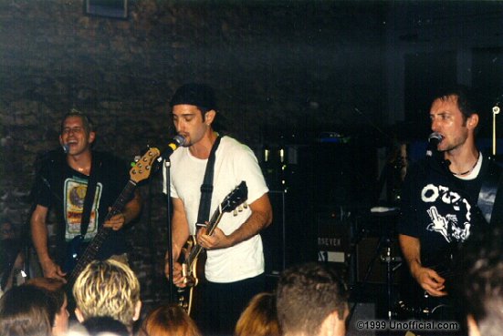 Nate Hickman, Michael McLellan and Kevin Dodds of Steamroller at Steamboat 1874, Austin, Texas