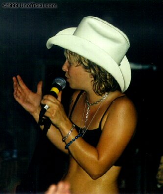 Patrice Pike of Sister 7 at Steamboat 1874 on Sixth Street, Austin, Texas