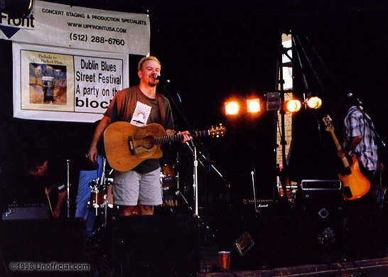 Monte Montgomery at the Dublin Blues Fest, Austin, Texas