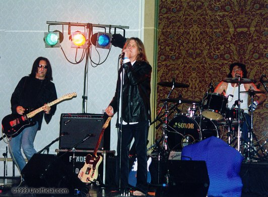 Brian Huffman, Chad Drummond, and Taxi Haskell of Cadillac Voodoo Choir at the Westin Maui Hotel, Ka'anapali, Maui, Hawaii