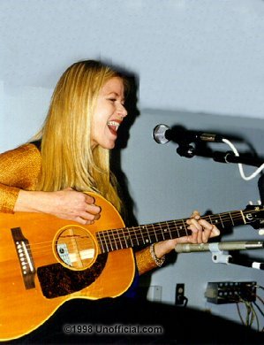 Trish Murphy at a local radio station, Austin, Texas