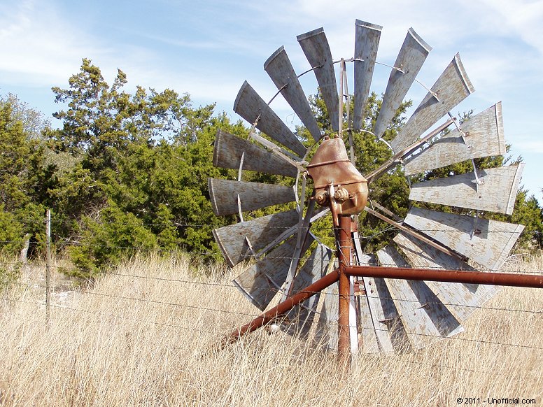 Windmill near Bertram, Texas