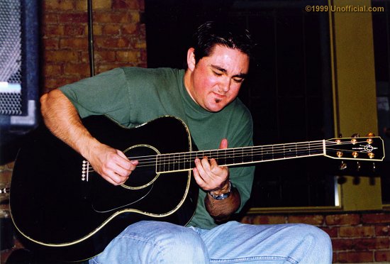 David Abeyta of the Beth Black Band at The Lucky Lounge, Austin, Texas