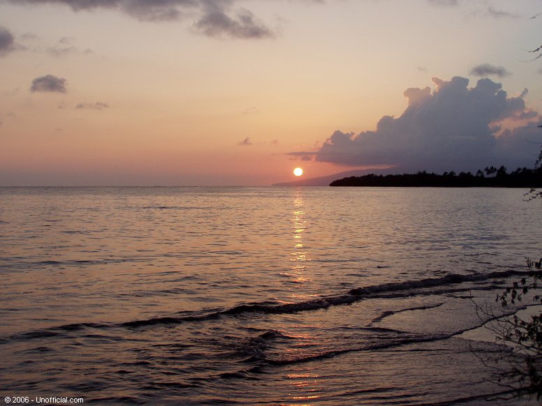 West Maui Sunset at Olowalu Beach, Maui, Hawai'i