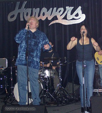 Malford Milligan and Natalie Zoe at Hanover's Draught Haus, Pflugerville, Texas