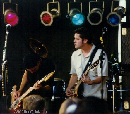 Omar Vall&eacute;jo and Heath Clark of Vall&eacute;jo at Mardi Gras on Sixth Street, Austin, Texas