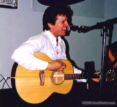 Ian Moore at a local radio station, Austin, Texas
