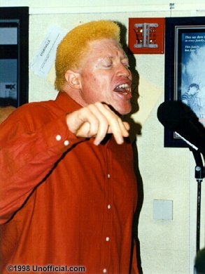 Malford Milligan of Storyville at a local radio station, Austin, Texas