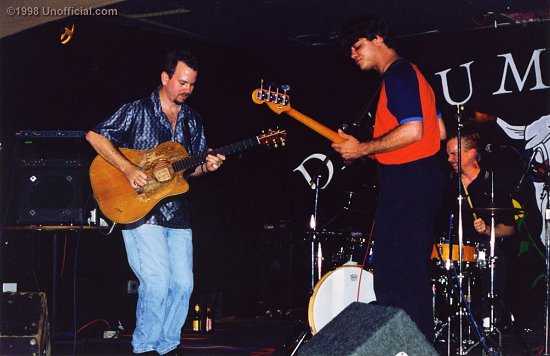 Monte Montgomery, Chris Maresh and Phil Bass at Dessau Music Hall, Pflugerville, Texas