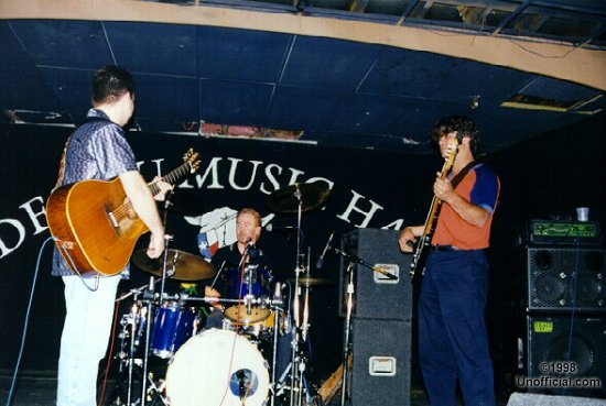 Monte Montgomery, Phil Bass and Chris Maresh at Dessau Music Hall, Pflugerville, Texas