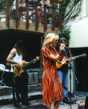 Darrell Phillips, Beth Black and Charles Reiser of the Beth Black Band at Cedar Street, Austin, Texas