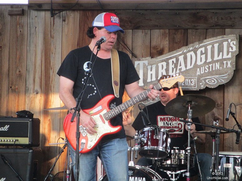 Jason Touchette of Podunk  onstage at the Steamboat Reunion at Threadgill's World Headquarters, Austin, Texas