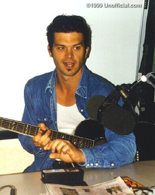 Doyle Bramhall II at a local radio station, Austin, Texas