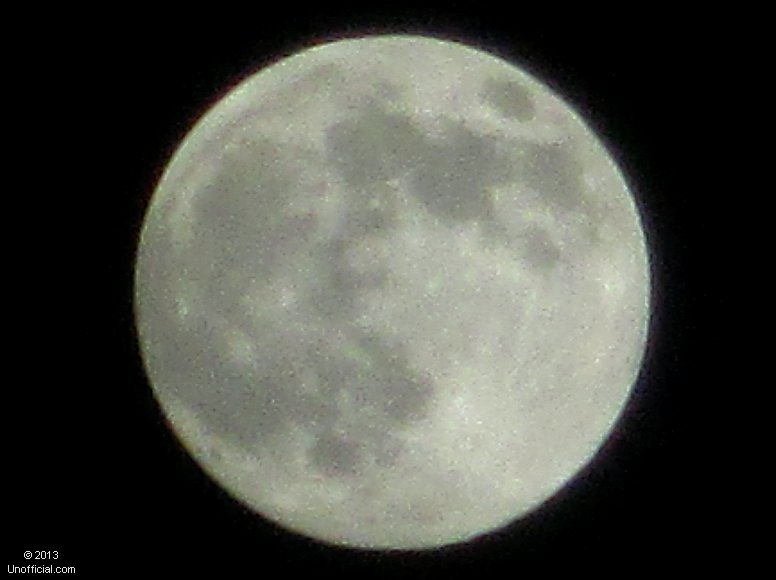June 22, 2013 Supermoon from northwest Travis County, Texas