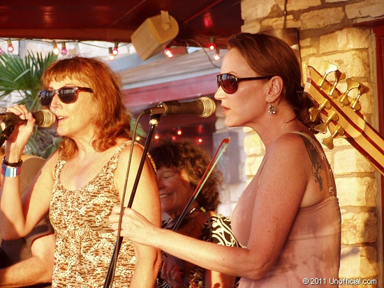 Lissa Hattersley and Penny Jo Pullus of Greezy Wheels at The Iguana Grill, Lake Travis, Texas - July 9, 2011