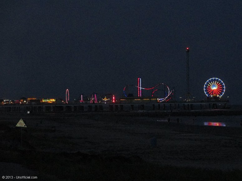 Pleasure Pier in Galveston, Texas