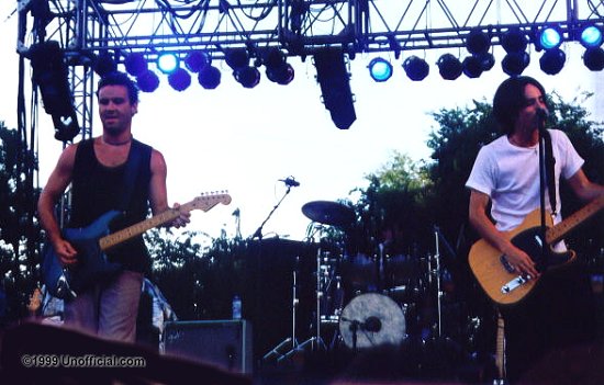 Bruce Castleberry and A.J. Vall&eacute;jo of Vall&eacute;jo at Celis Hot Rocks '99, Waterloo Park, Austin, Texas