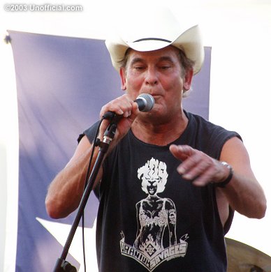 Kerry Awn of The Uranium Savages at Threadgill's World Headquarters, Austin, Texas