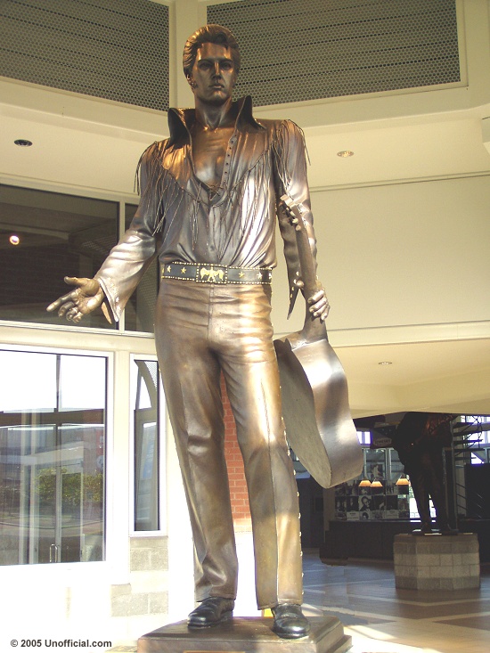Elvis statue at Jefferson Davis Park, Memphis, Tennessee