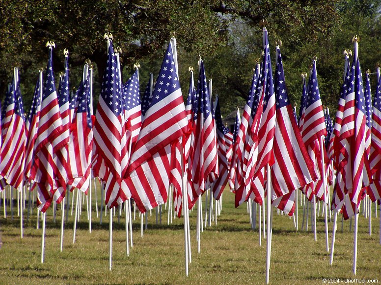 September 11th Memorial Flag Display, Corsicana, Texas