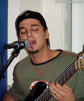 Omar Vall&eacute;jo, Alex Vall&eacute;jo, A.J. Vall&eacute;jo, Diego Simmons, and Heath Clark of Vall&eacute;jo at Waterloo Records, Austin, Texas