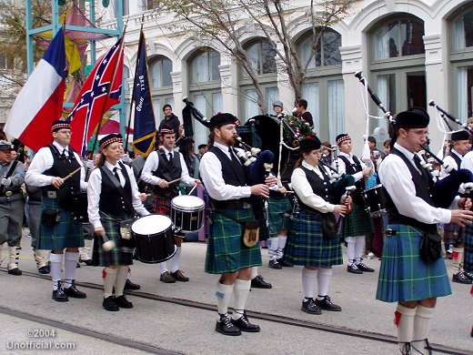 at the Dickens on The Strand parade, Galveston, Texas