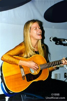 Trish Murphy at a local radio station, Austin, Texas