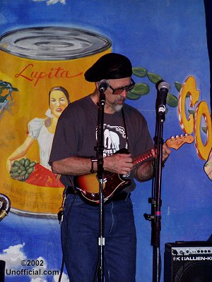 Michael Christian of Balcones Fault at the Armadillo Christmas Bazaar in the Austin Music Hall