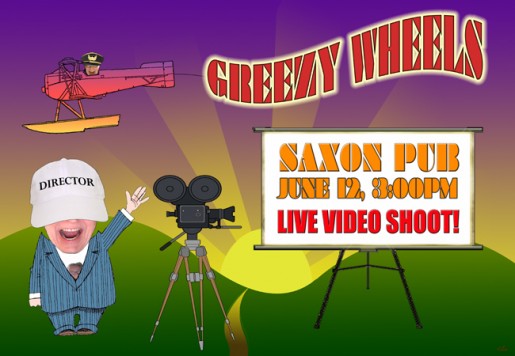 Greezy Wheels Video Shoot at The Saxon Pub