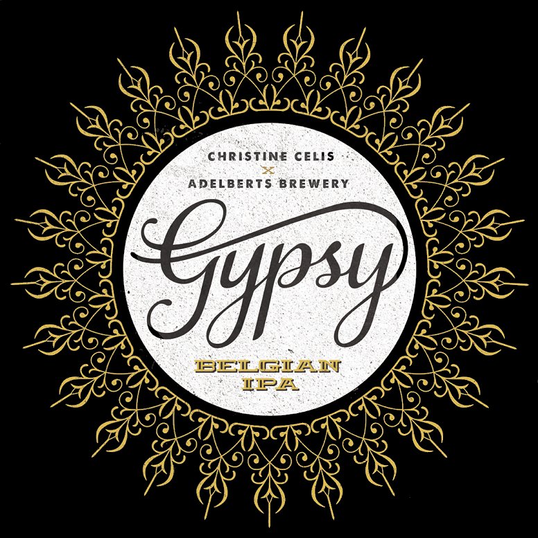 Gypsy India Pale Ale, a collaboration ale by Christine Celis and Adelbert's Brewery