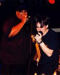 Don Robinson of M.C. Overlord and A.J. Vall&eacute;jo of Vall&eacute;jo