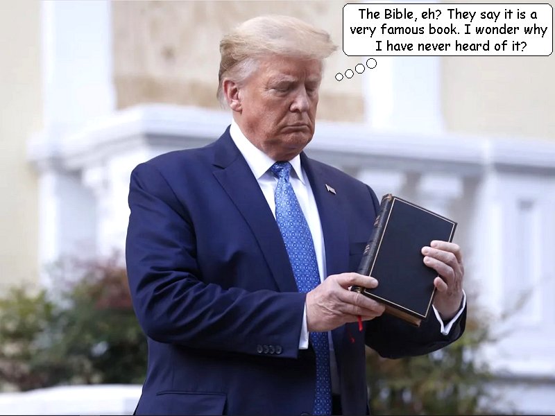 He didn't write it so he didn't read it.