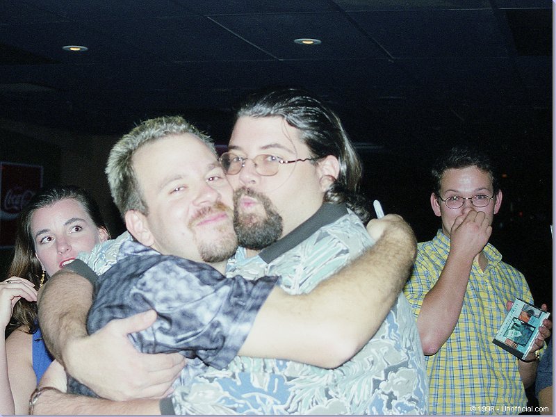 Guitarist Monte Montgomery and Jeff 'Yetti' Gish at Dessau Music Hall, Pflugerville, Texas