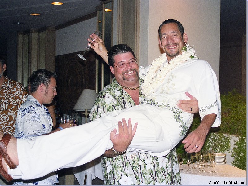 Jeff Gish and Bob Fonseca of KLBJ-FM at the Westin Maui Hotel, Ka'an