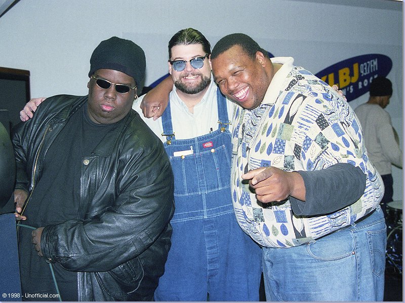 Yoggi Musgrove, Jeff Gish and Don Robinson at KLBJ-FM, Austin, Texas