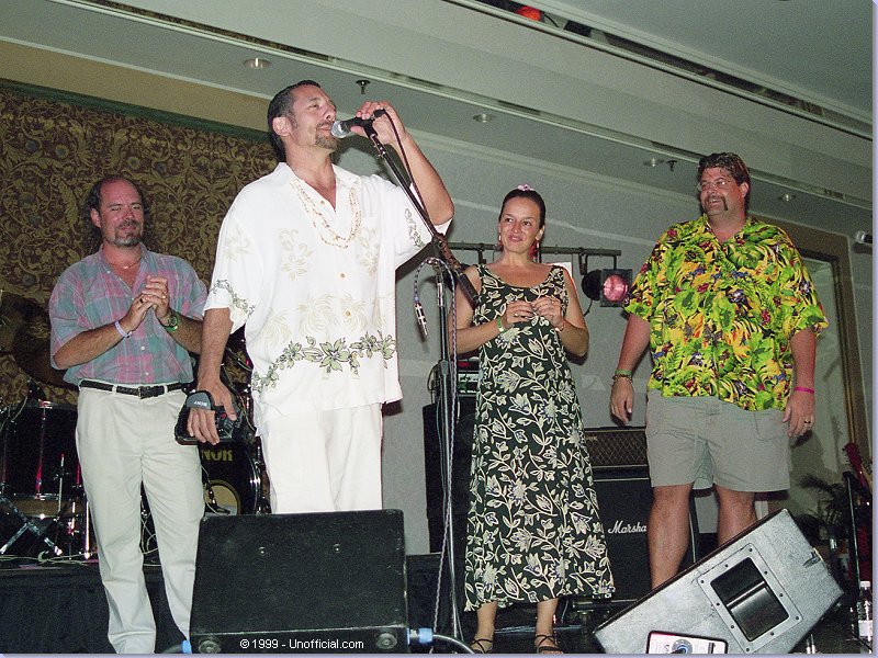 KLBJ-FM's Jeff Carroll, Bob Fonseca, Peggy Simmons and Jeff 'Yetti' Gish
