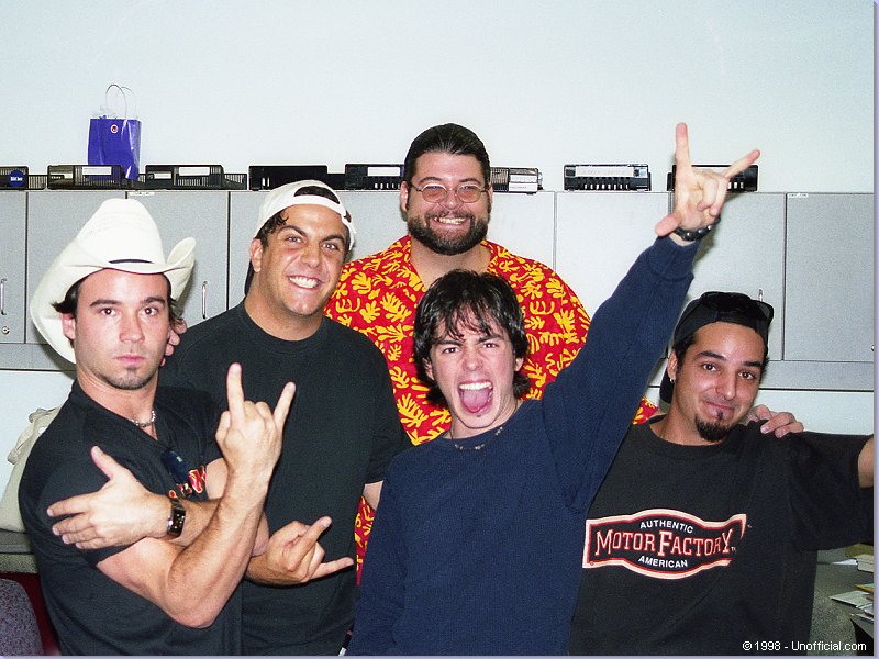 Jeff 'Yetti' Gish and Valléjo at KLBJ-FM, Austin, Texas